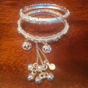Silver Bells Bracelet Set
